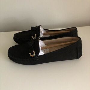 NEW Cole Haan Women’s Evelyn Bow Driver Loafer Black